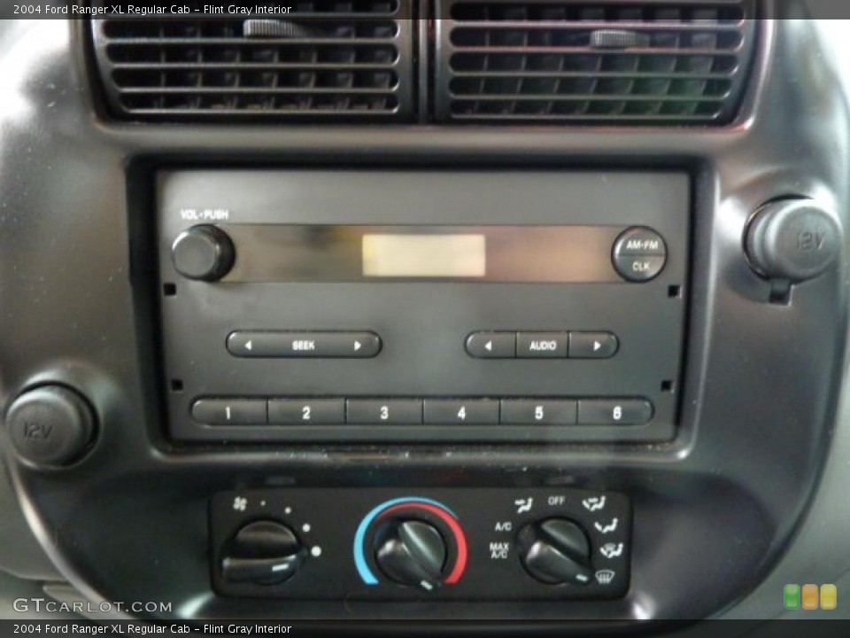 Flint Gray Interior Controls for the 2004 Ford Ranger XL Regular Cab #38959354