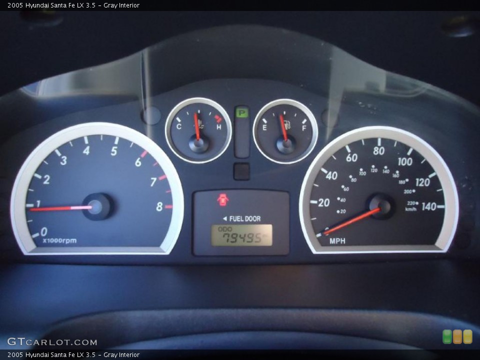 Gray Interior Gauges for the 2005 Hyundai Santa Fe LX 3.5 #38959632