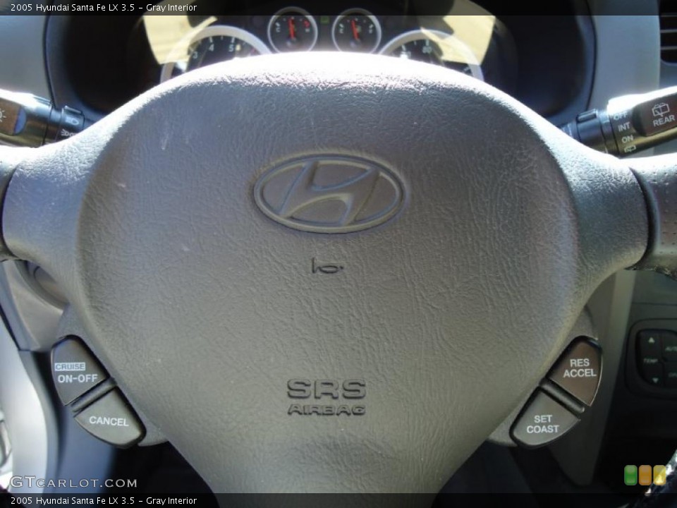 Gray Interior Controls for the 2005 Hyundai Santa Fe LX 3.5 #38959686