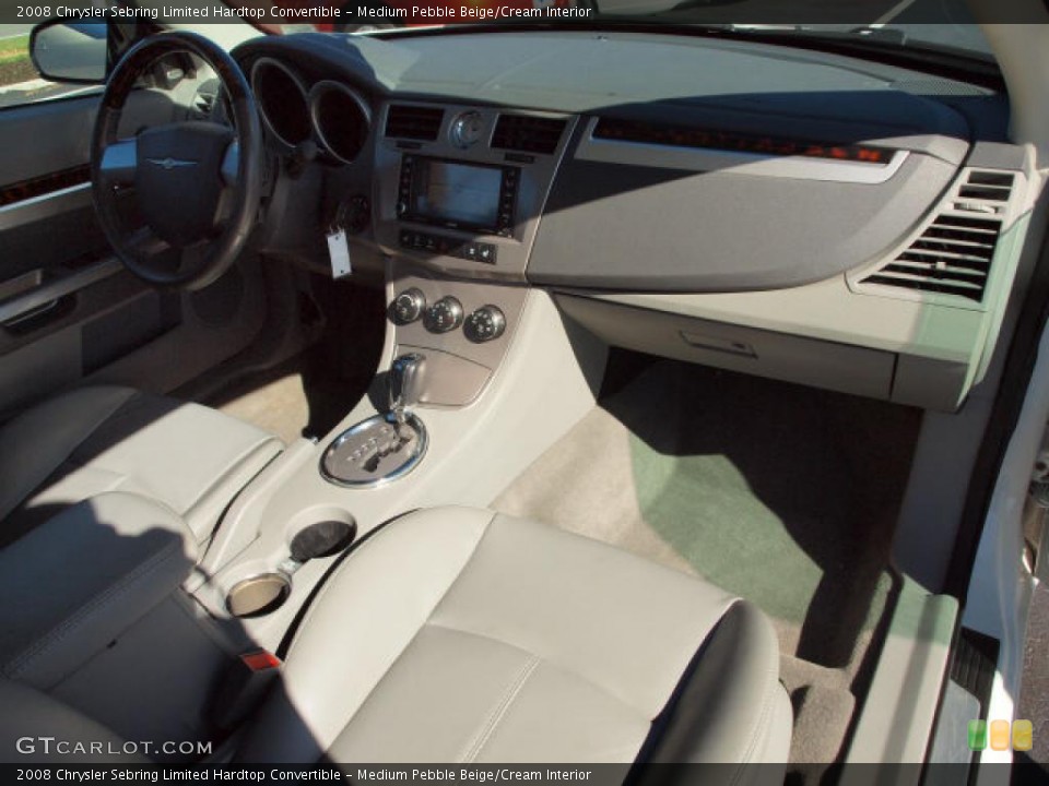 Medium Pebble Beige/Cream Interior Photo for the 2008 Chrysler Sebring Limited Hardtop Convertible #38959770