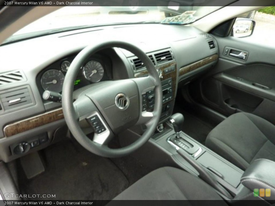 Dark Charcoal Interior Prime Interior for the 2007 Mercury Milan V6 AWD #38961134