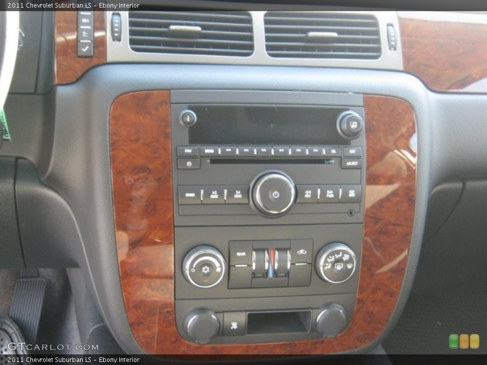 Ebony Interior Controls for the 2011 Chevrolet Suburban LS #38963346