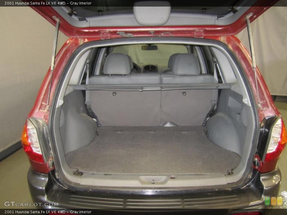 Gray Interior Trunk for the 2001 Hyundai Santa Fe LX V6 4WD #38963694