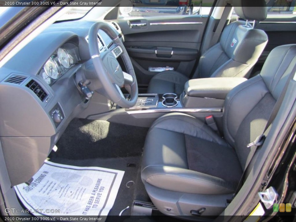 Dark Slate Gray Interior Photo for the 2010 Chrysler 300 300S V6 #38963898