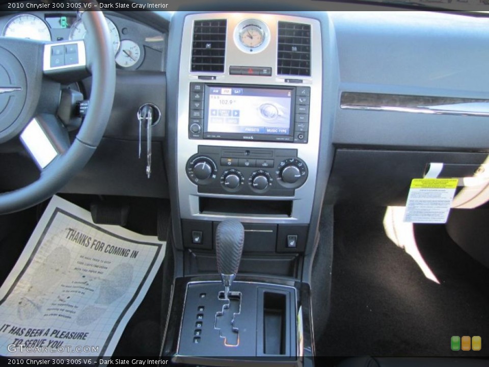Dark Slate Gray Interior Dashboard for the 2010 Chrysler 300 300S V6 #38963958