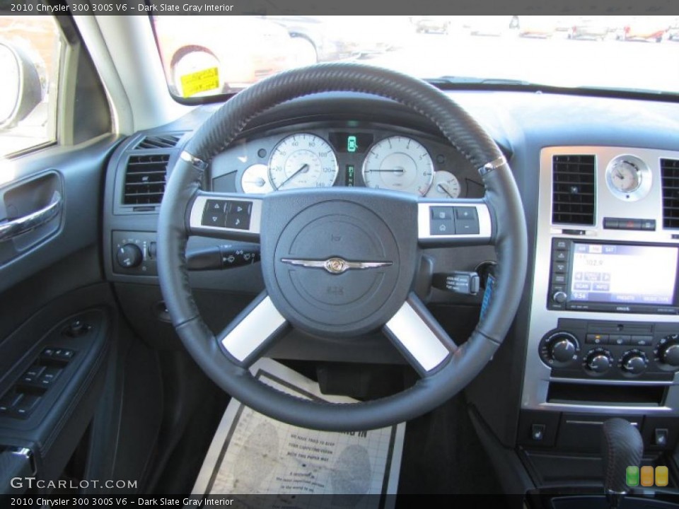 Dark Slate Gray Interior Steering Wheel for the 2010 Chrysler 300 300S V6 #38963990
