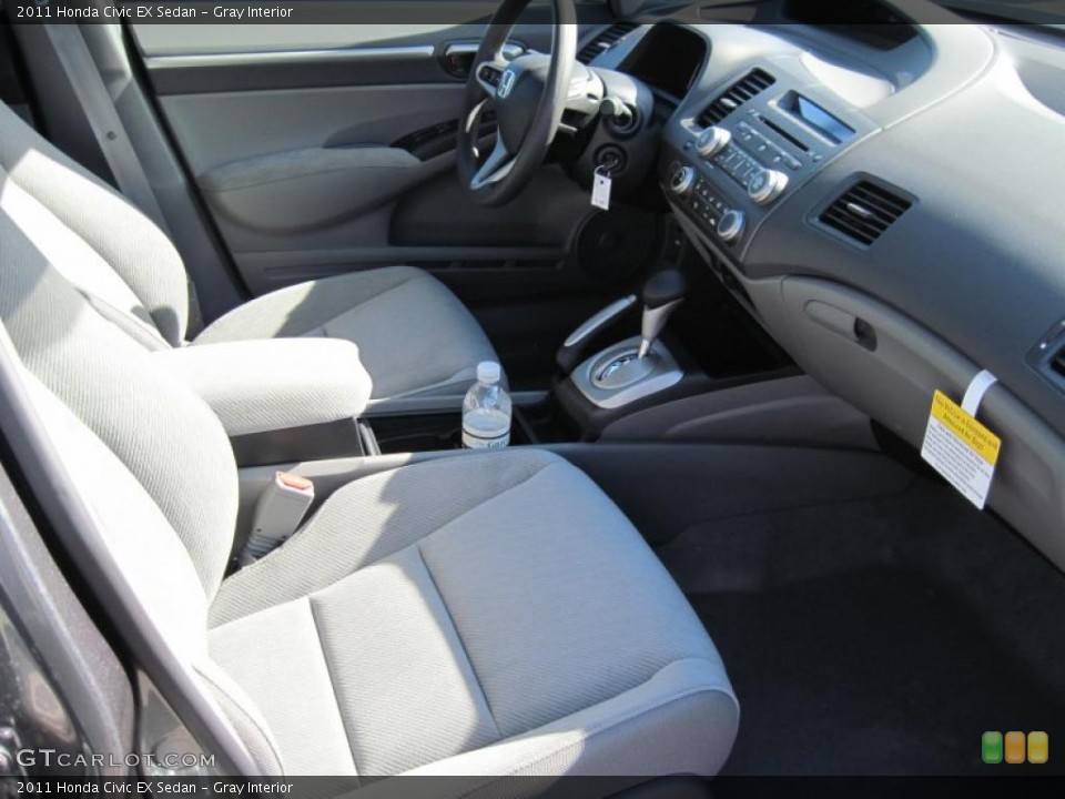 Gray Interior Dashboard for the 2011 Honda Civic EX Sedan #38966451