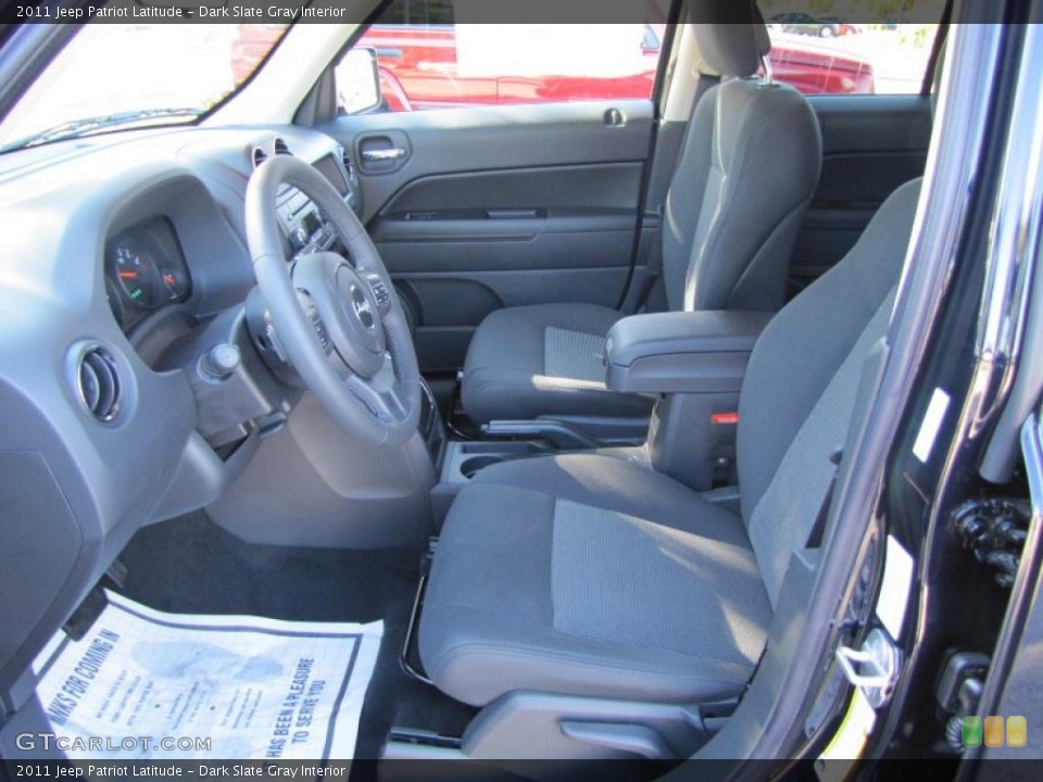 Dark Slate Gray Interior Photo for the 2011 Jeep Patriot Latitude #38968896