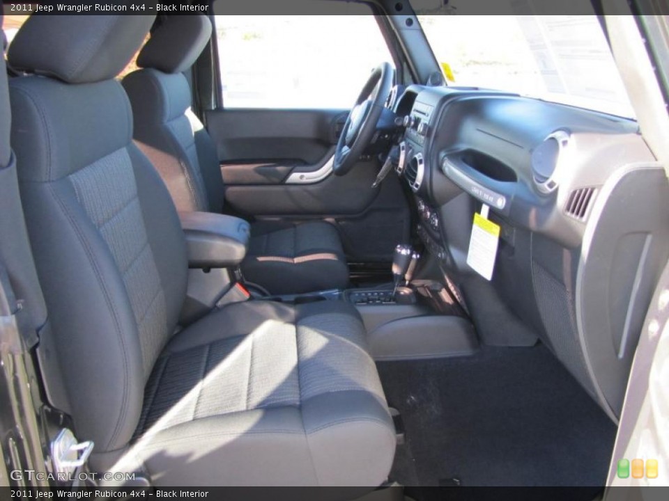 Black Interior Photo for the 2011 Jeep Wrangler Rubicon 4x4 #38969937