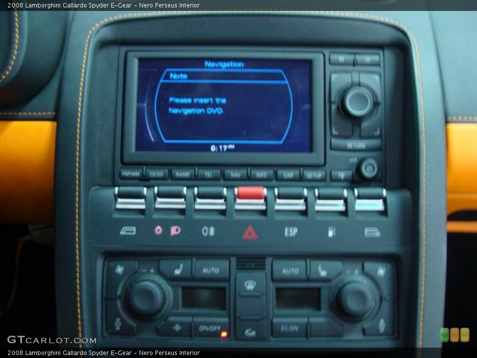 Nero Perseus Interior Gauges for the 2008 Lamborghini Gallardo Spyder E-Gear #38970217