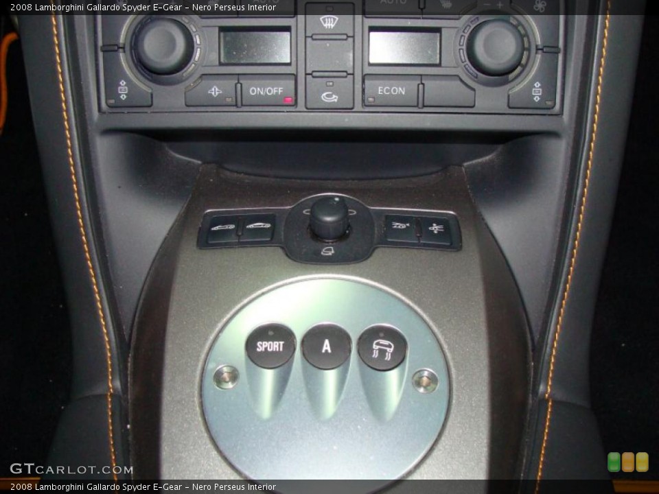 Nero Perseus Interior Transmission for the 2008 Lamborghini Gallardo Spyder E-Gear #38970241