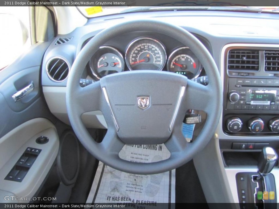 Dark Slate/Medium Graystone Interior Steering Wheel for the 2011 Dodge Caliber Mainstreet #38970614
