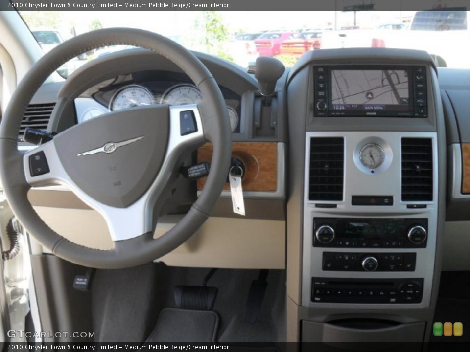 Medium Pebble Beige/Cream Interior Dashboard for the 2010 Chrysler Town & Country Limited #38971312