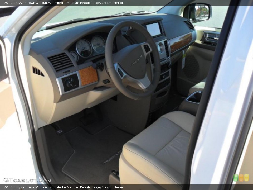 Medium Pebble Beige/Cream Interior Dashboard for the 2010 Chrysler Town & Country Limited #38971480