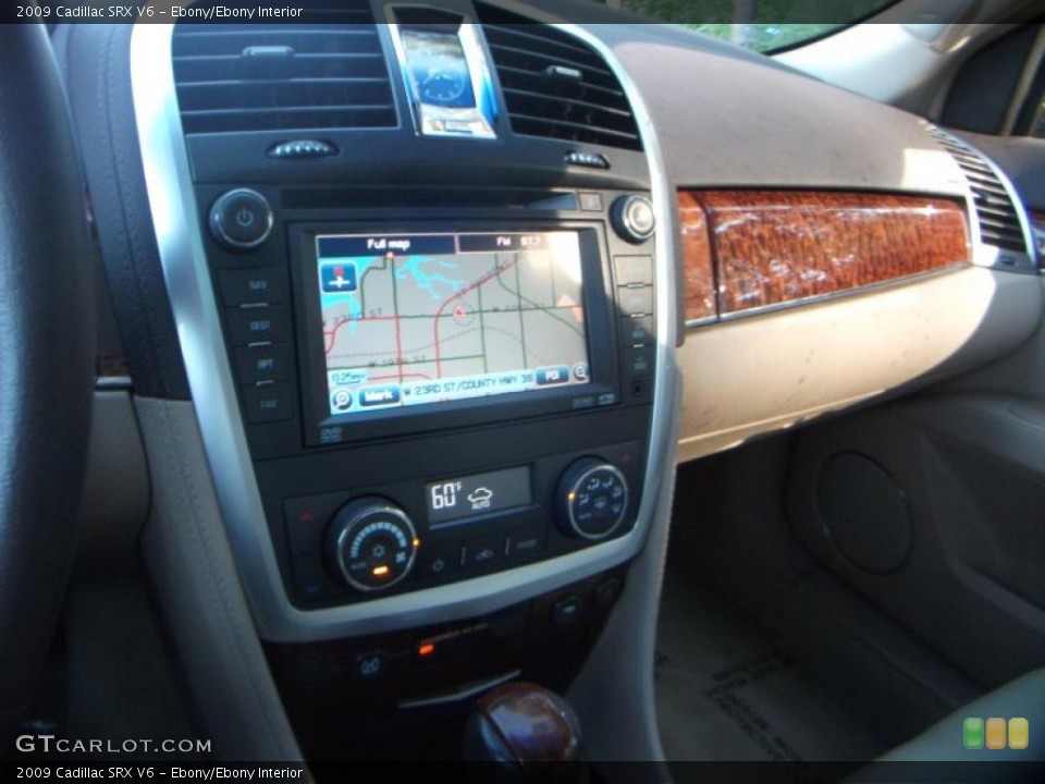 Ebony/Ebony Interior Navigation for the 2009 Cadillac SRX V6 #38972372