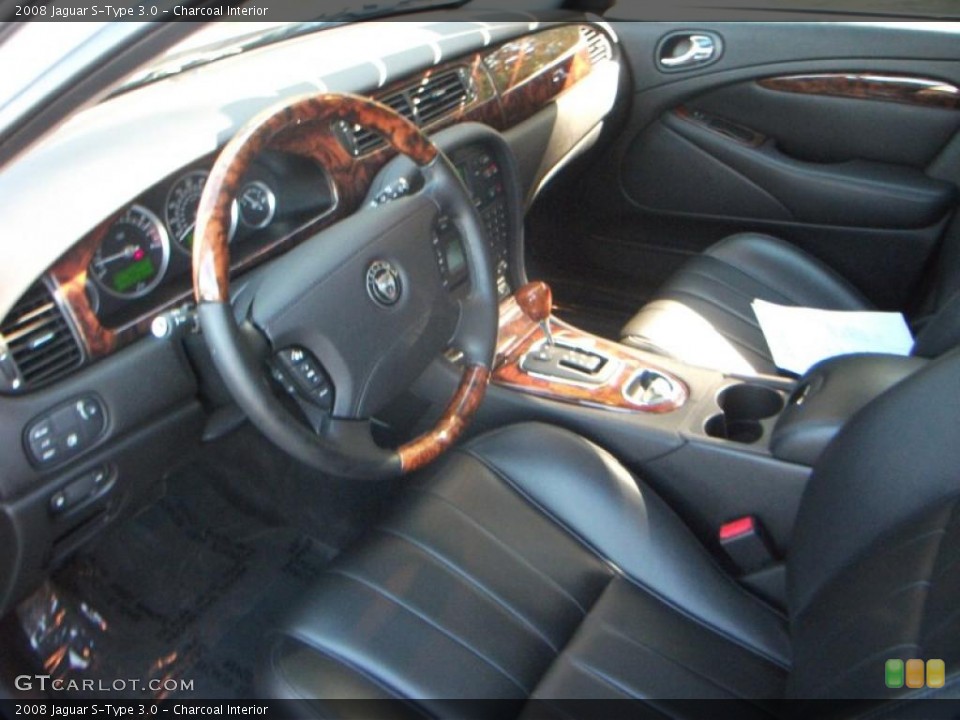 Charcoal Interior Prime Interior for the 2008 Jaguar S-Type 3.0 #38972808