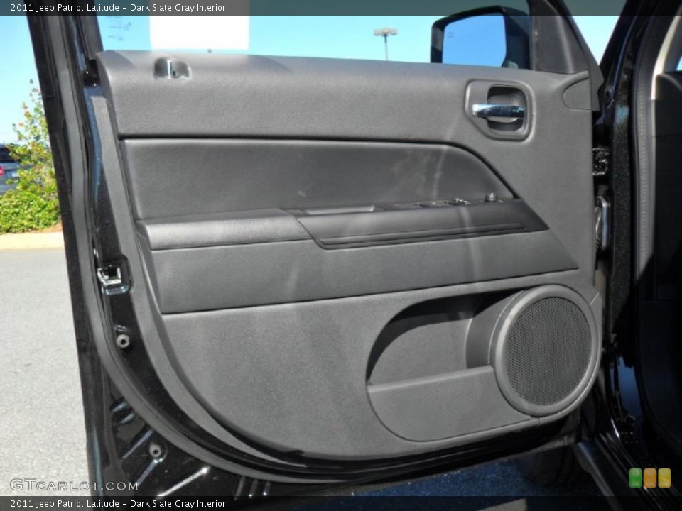 Dark Slate Gray Interior Door Panel for the 2011 Jeep Patriot Latitude #38972972