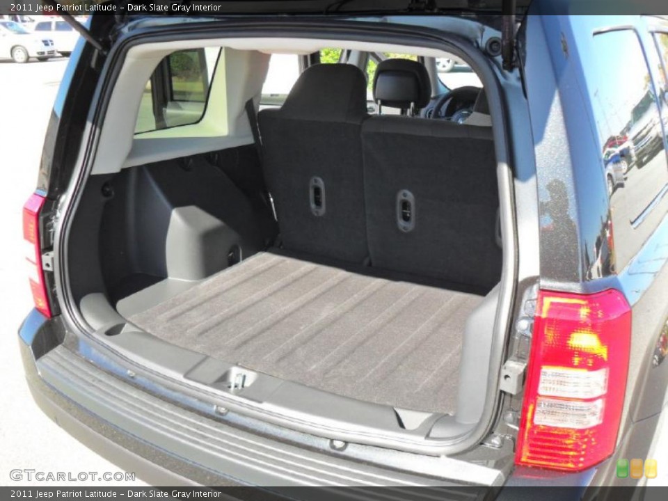 Dark Slate Gray Interior Trunk for the 2011 Jeep Patriot Latitude #38973116