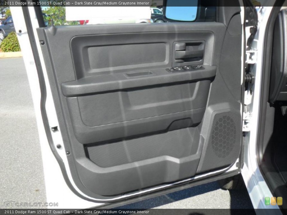 Dark Slate Gray/Medium Graystone Interior Door Panel for the 2011 Dodge Ram 1500 ST Quad Cab #38973376