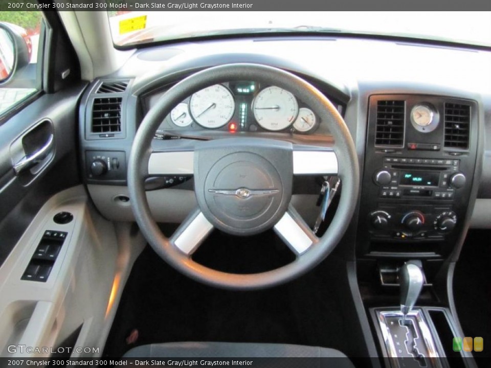 Dark Slate Gray/Light Graystone Interior Steering Wheel for the 2007 Chrysler 300  #38973452