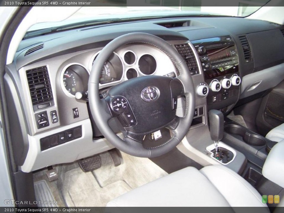 Graphite Interior Photo for the 2010 Toyota Sequoia SR5 4WD #38973756