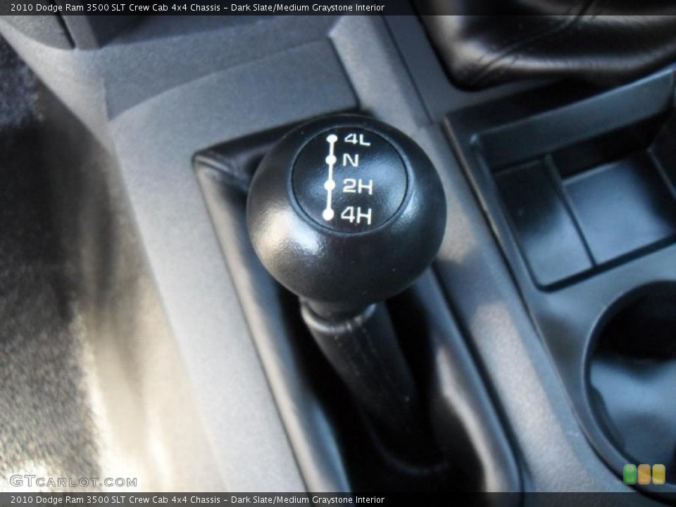 Dark Slate/Medium Graystone Interior Controls for the 2010 Dodge Ram 3500 SLT Crew Cab 4x4 Chassis #38974140