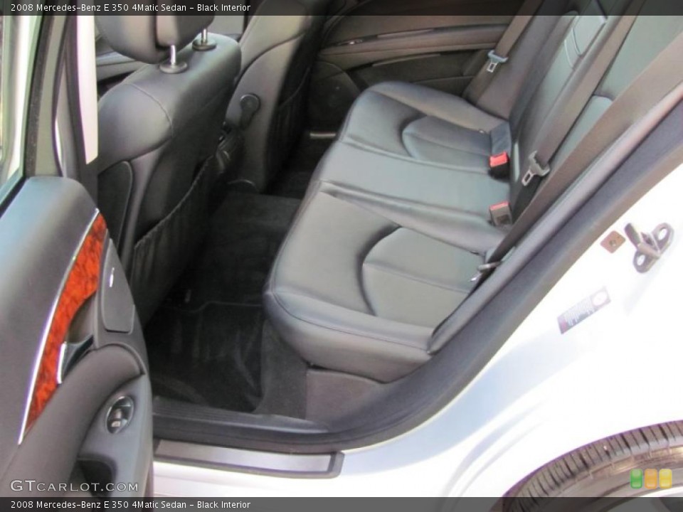 Black Interior Photo for the 2008 Mercedes-Benz E 350 4Matic Sedan #38974508