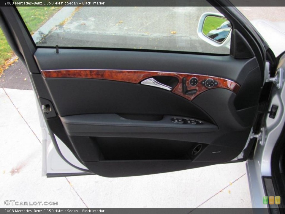 Black Interior Door Panel for the 2008 Mercedes-Benz E 350 4Matic Sedan #38974516