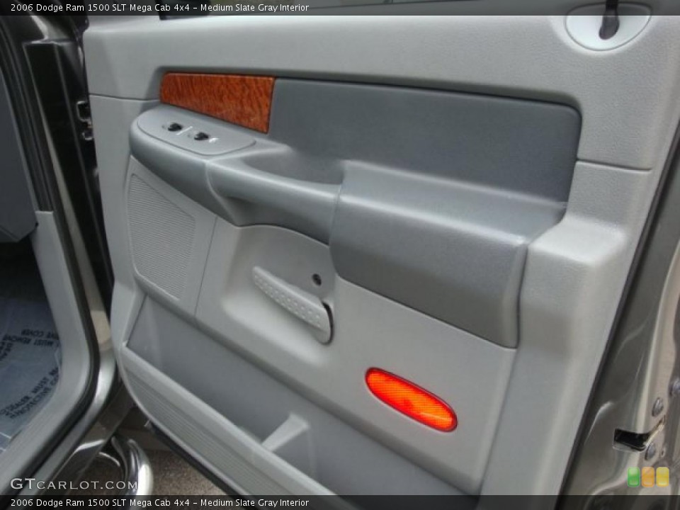 Medium Slate Gray Interior Door Panel for the 2006 Dodge Ram 1500 SLT Mega Cab 4x4 #38975110