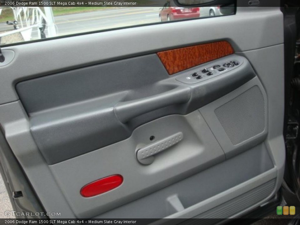 Medium Slate Gray Interior Door Panel for the 2006 Dodge Ram 1500 SLT Mega Cab 4x4 #38975190