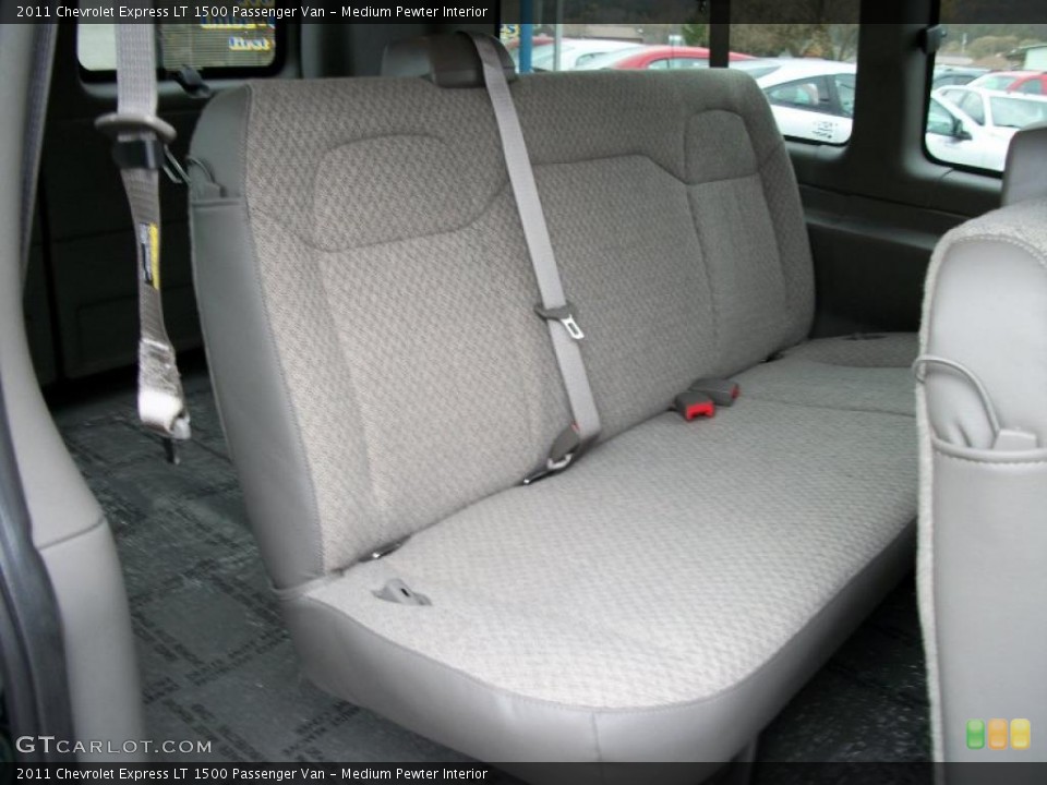 Medium Pewter Interior Photo for the 2011 Chevrolet Express LT 1500 Passenger Van #38975982