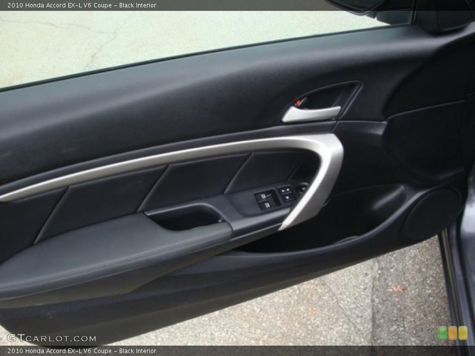 Black Interior Door Panel for the 2010 Honda Accord EX-L V6 Coupe #38976287