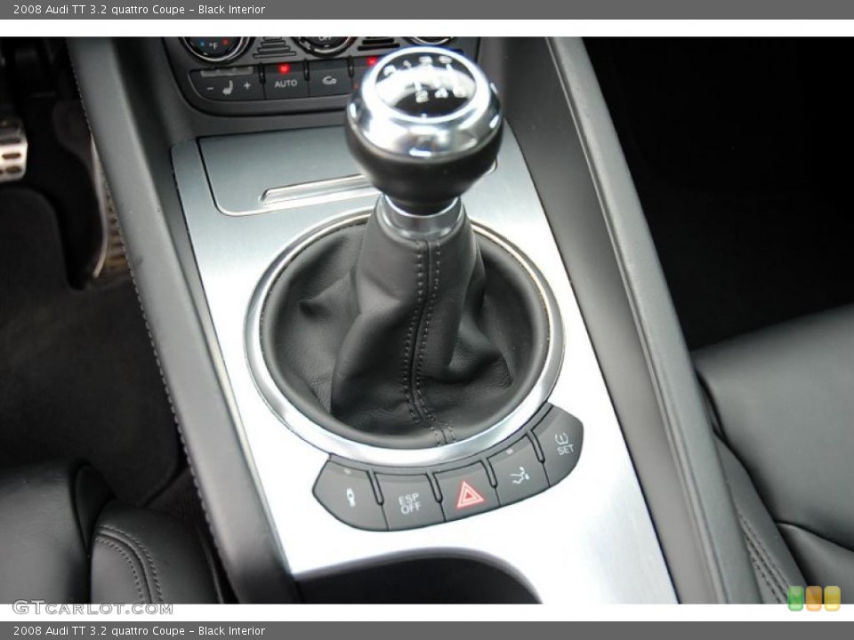 Black Interior Transmission for the 2008 Audi TT 3.2 quattro Coupe #38978004