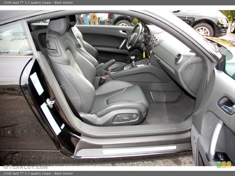 Black Interior Photo for the 2008 Audi TT 3.2 quattro Coupe #38978053