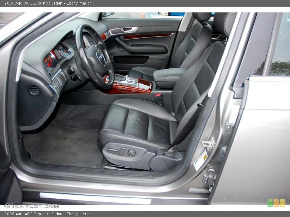 Ebony Interior Photo for the 2006 Audi A6 3.2 quattro Sedan #38978779