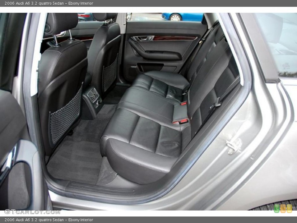Ebony Interior Photo for the 2006 Audi A6 3.2 quattro Sedan #38978875