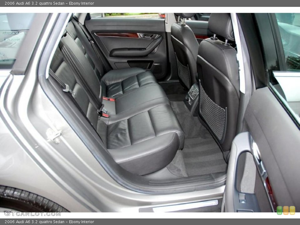 Ebony Interior Photo for the 2006 Audi A6 3.2 quattro Sedan #38978923