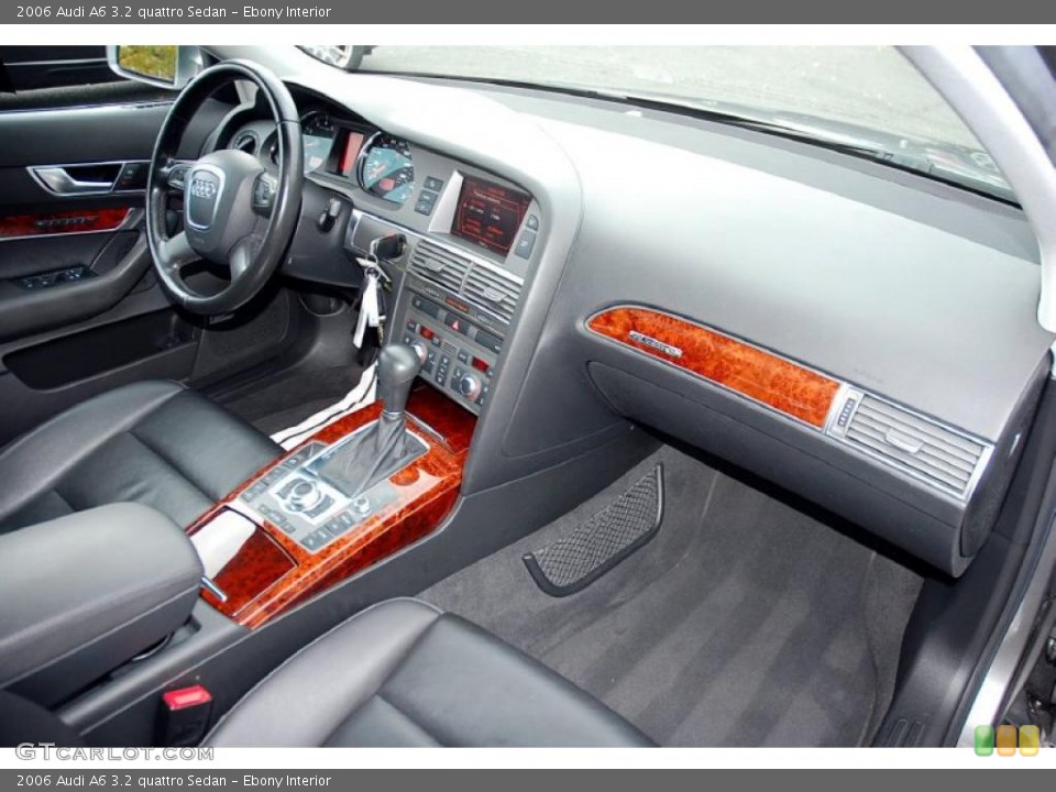 Ebony Interior Dashboard for the 2006 Audi A6 3.2 quattro Sedan #38978971