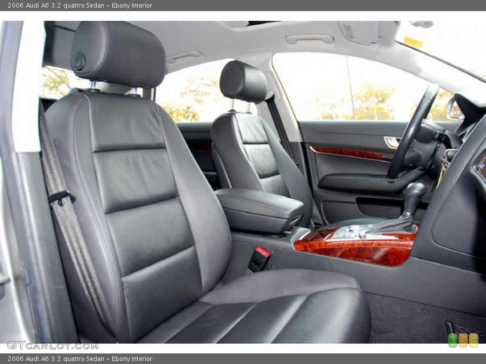 Ebony Interior Photo for the 2006 Audi A6 3.2 quattro Sedan #38978991