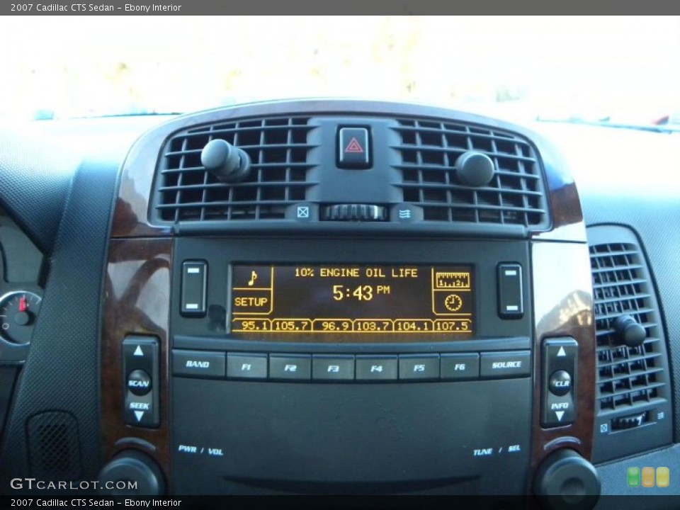 Ebony Interior Controls for the 2007 Cadillac CTS Sedan #38979535