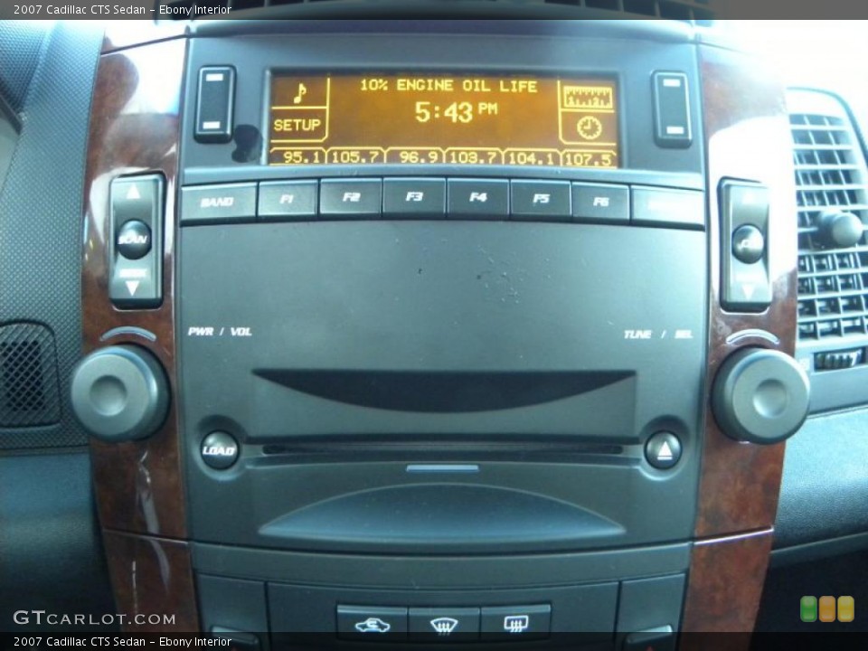 Ebony Interior Controls for the 2007 Cadillac CTS Sedan #38979547