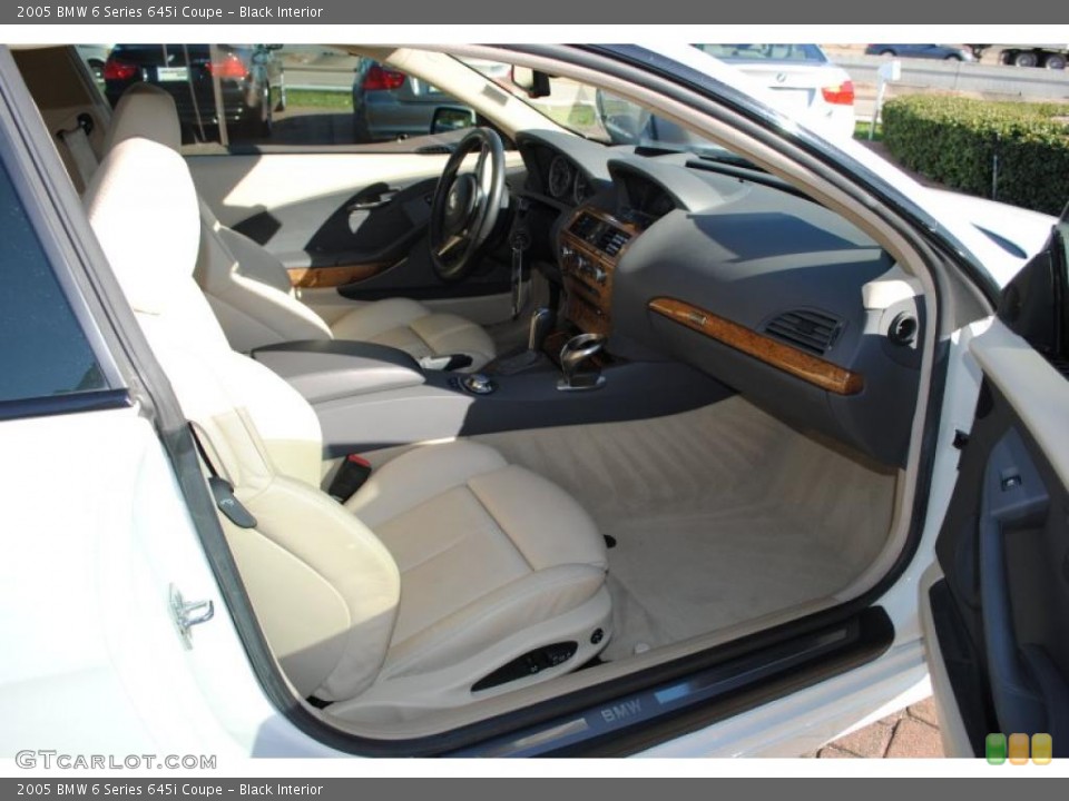Black Interior Photo for the 2005 BMW 6 Series 645i Coupe #38981029
