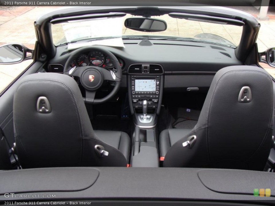 Black Interior Photo for the 2011 Porsche 911 Carrera Cabriolet #38982097
