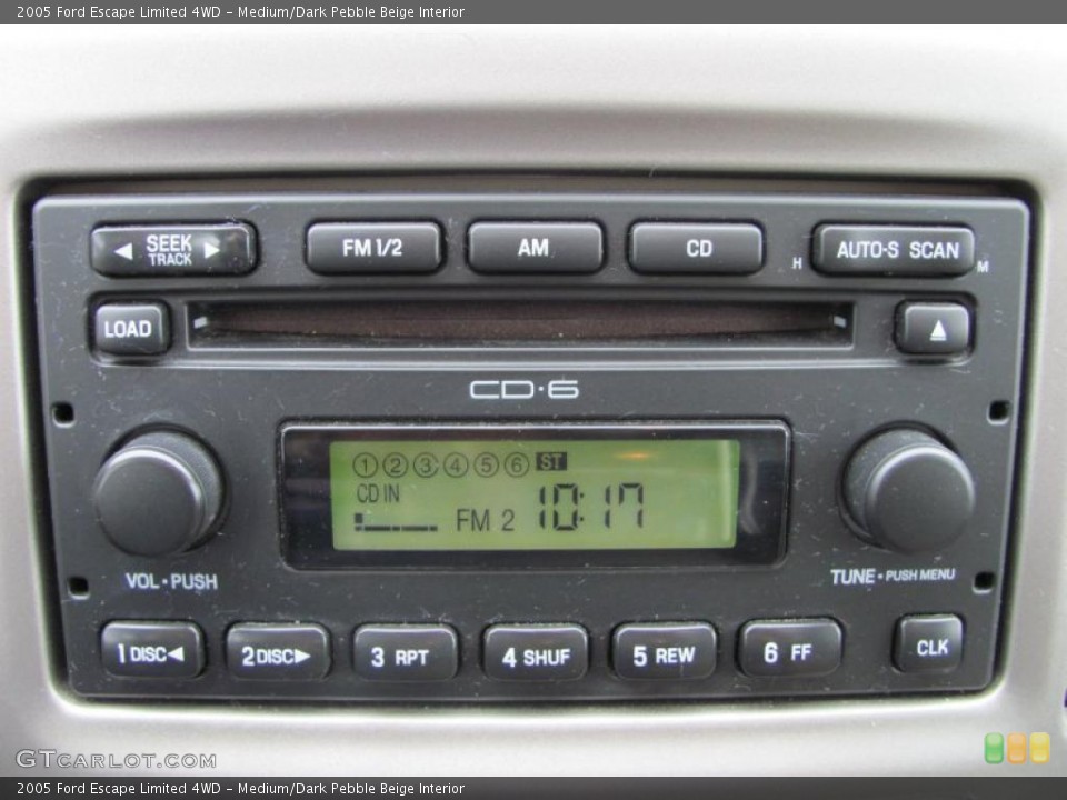 Medium/Dark Pebble Beige Interior Controls for the 2005 Ford Escape Limited 4WD #38982933