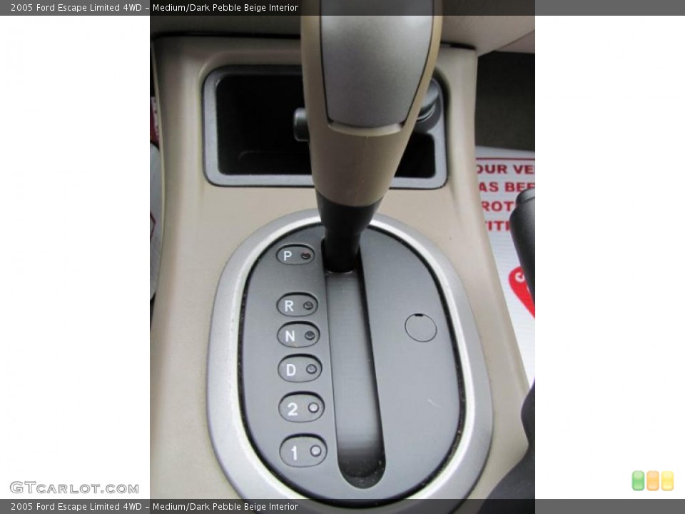 Medium/Dark Pebble Beige Interior Transmission for the 2005 Ford Escape Limited 4WD #38982941