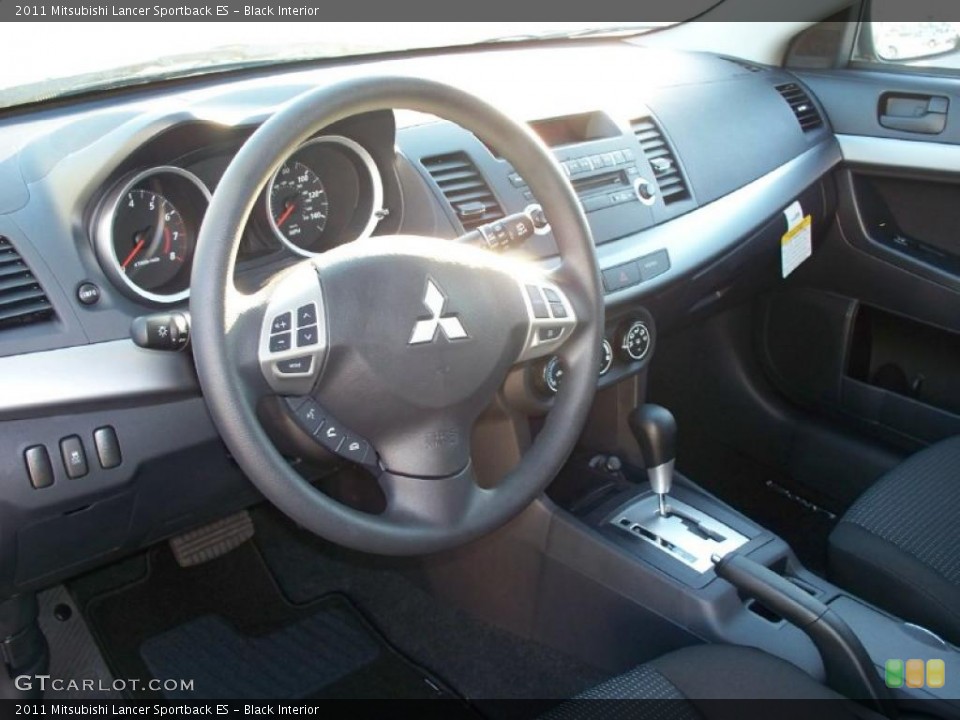 Black Interior Photo for the 2011 Mitsubishi Lancer Sportback ES #38983685
