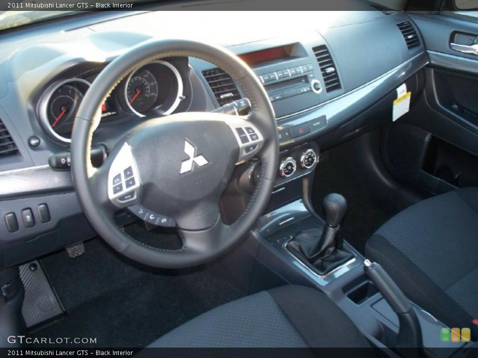 Black Interior Prime Interior for the 2011 Mitsubishi Lancer GTS #38984061