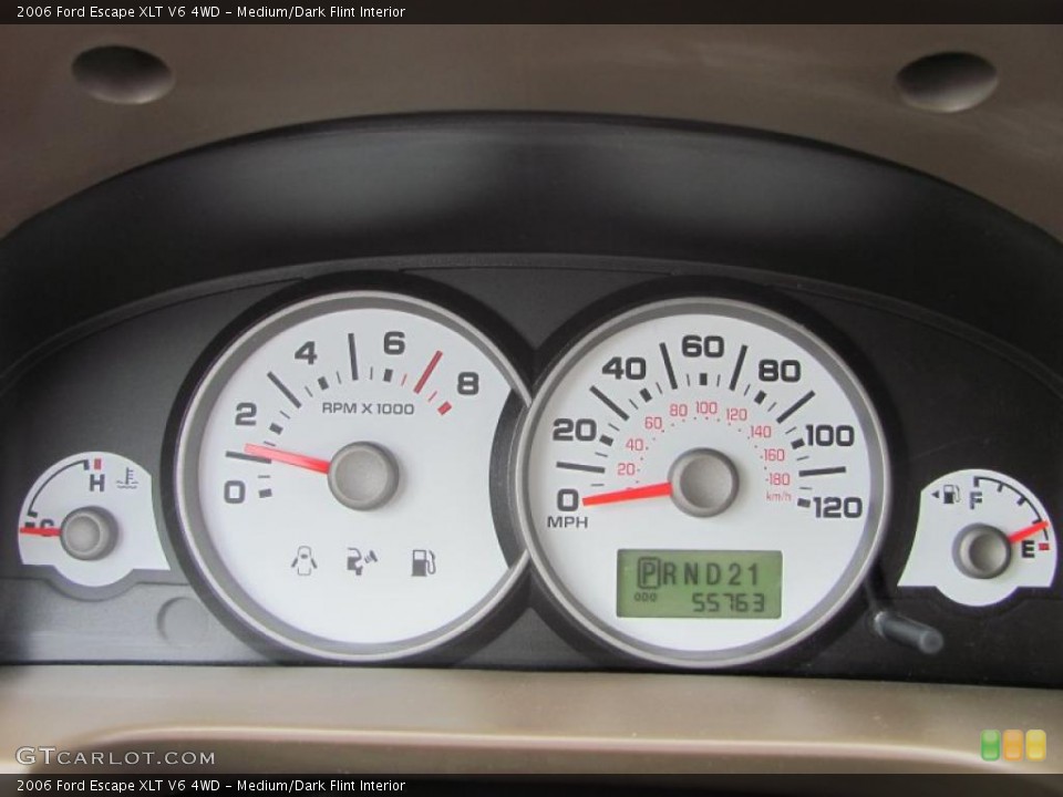 Medium/Dark Flint Interior Gauges for the 2006 Ford Escape XLT V6 4WD #38984793