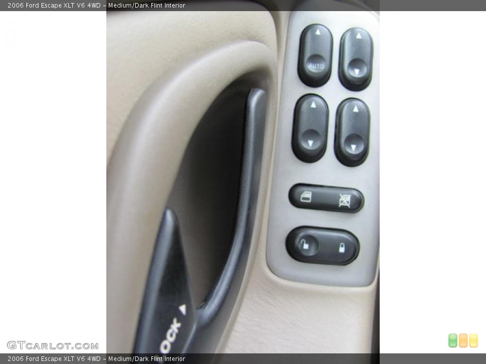 Medium/Dark Flint Interior Controls for the 2006 Ford Escape XLT V6 4WD #38984805