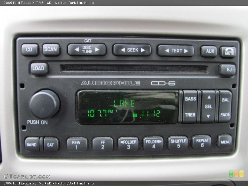Medium/Dark Flint Interior Controls for the 2006 Ford Escape XLT V6 4WD #38985125